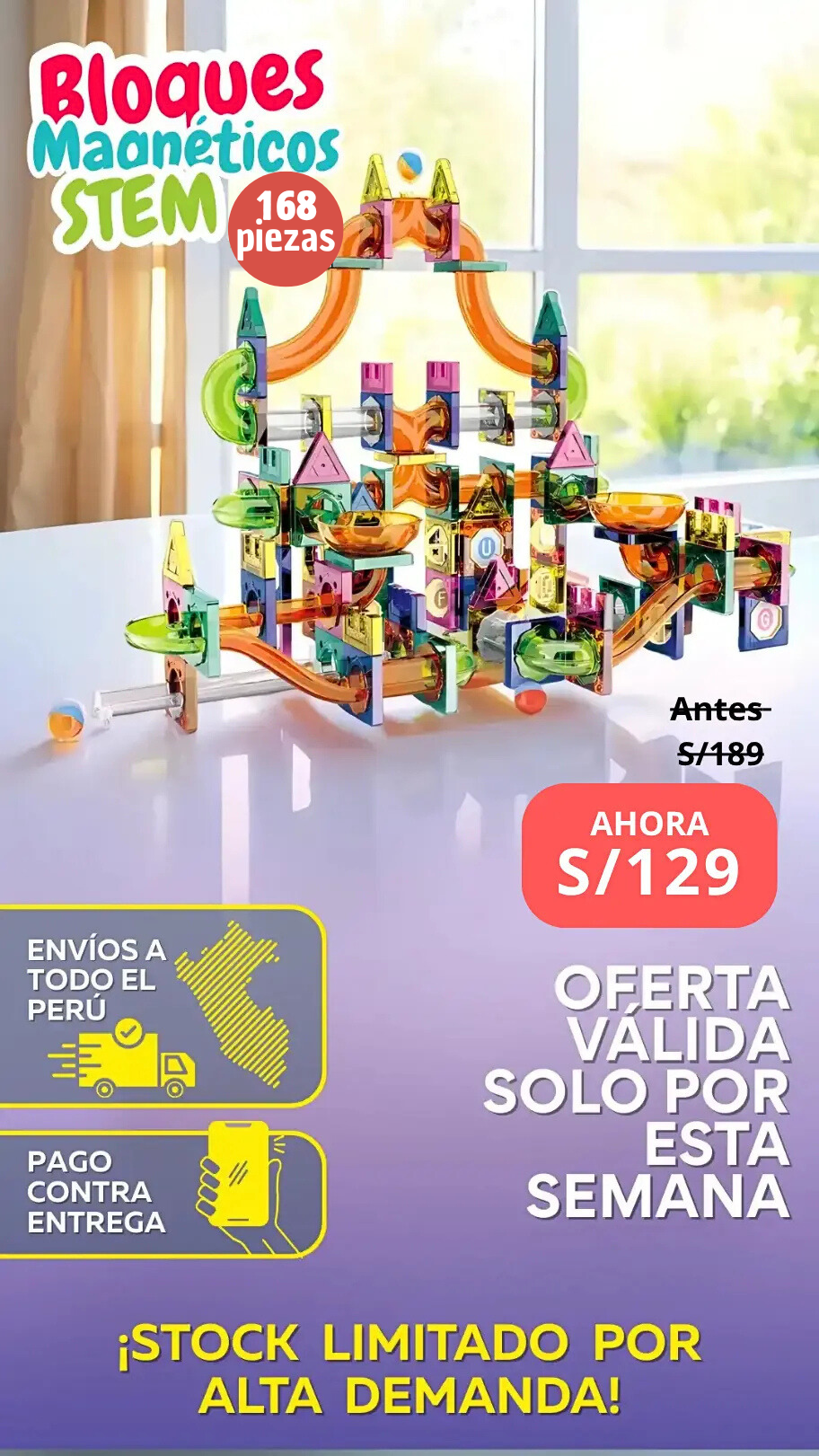 MagniBlocks de 168 piezas