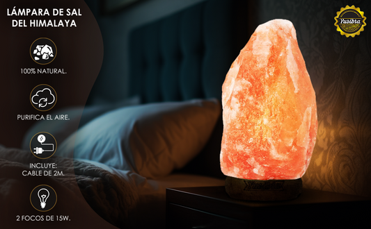 Lámpara Roca de Sal del Himalaya