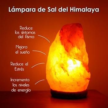 Lámpara Roca de Sal del Himalaya